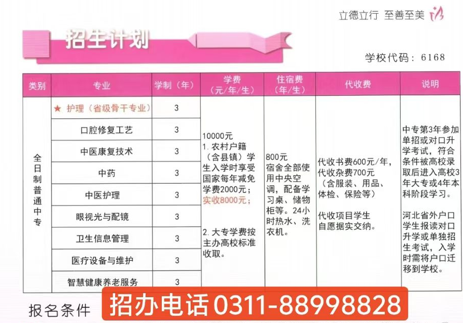 2025年秋招｜石家莊天使護(hù)士學(xué)校招生簡章
