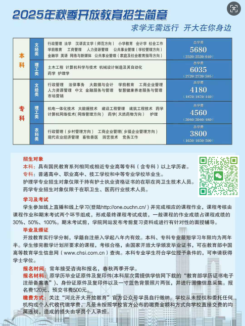 提升學(xué)歷，工作太忙，沒(méi)時(shí)間上課，石家莊電大為你解憂